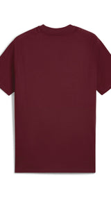 PUMA PUMATECH tee in dusky gray - ruby shimmer