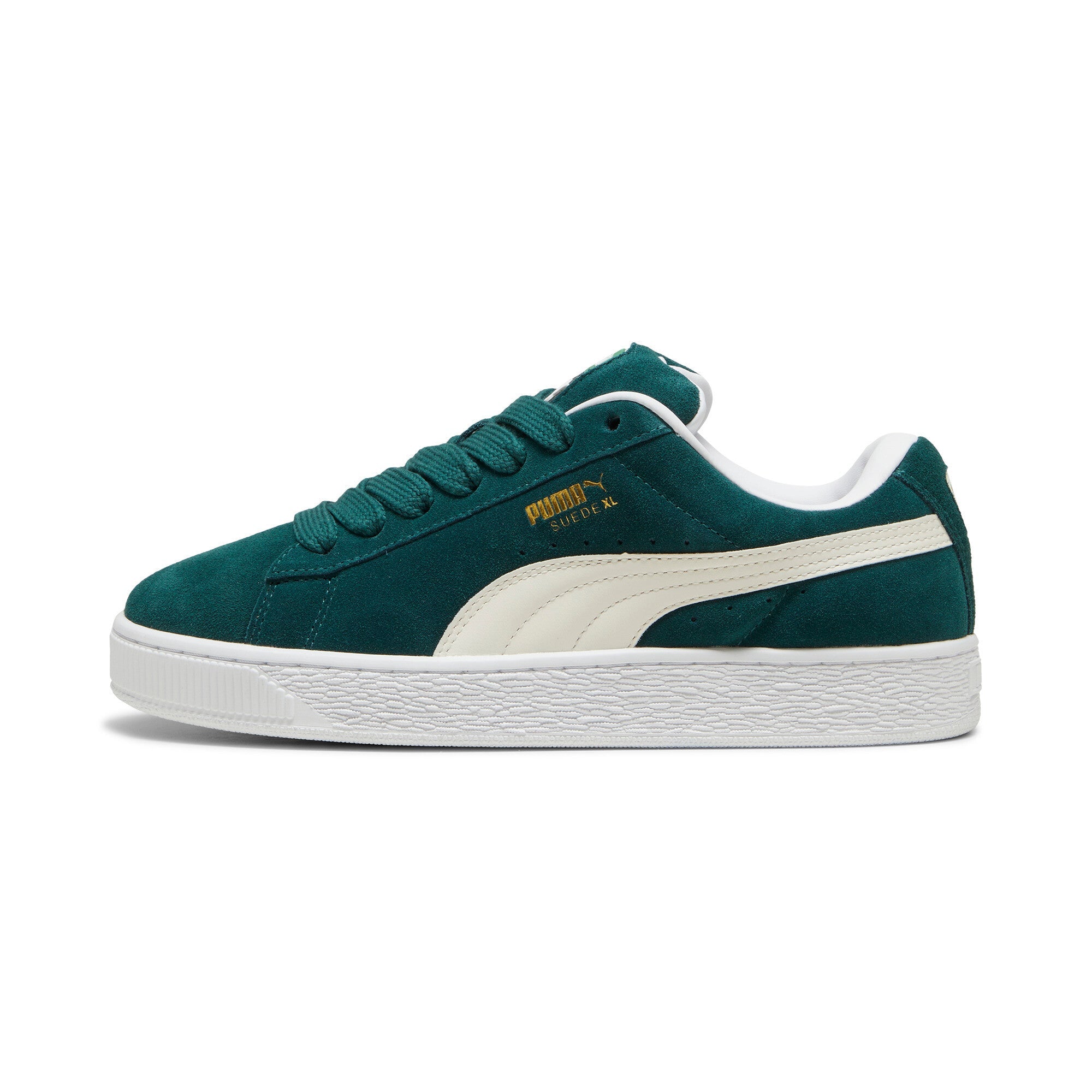 PUMA Suede XL sneakers in alpine snow - dark myrtle