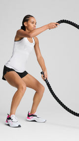 Puma strong tank top in white - Model Shot 03