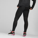 Puma running run favourite regular rise long leggings in black - Model Shot 03