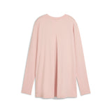 Puma modest oversized tee in rose quartz - Back View