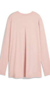 Puma modest oversized tee in rose quartz - Back View