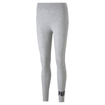 Puma essentials logo leggings women in gray - Front View