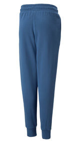 Puma alpha sweatpants youth in blue - Back View