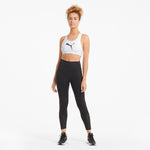 Puma mid impact 4keeps training bra in black - Model Shot 03