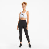 Puma mid impact 4keeps training bra in black - Model Shot 03