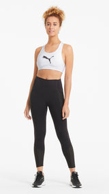 Puma mid impact 4keeps training bra in black - Model Shot 03