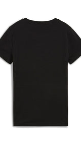 Puma super puma graphics tee in black - Back View