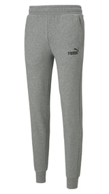 Puma essentials slim men's pants in black - Front View