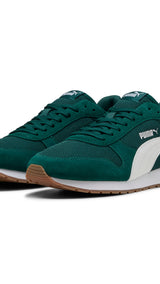 Puma st miler sneakers in white and gum - Front View