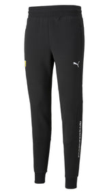 Puma scuderia ferrari race men's sweatpants in black - Front View