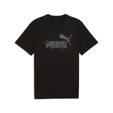 PUMA camo tee men in black — front view