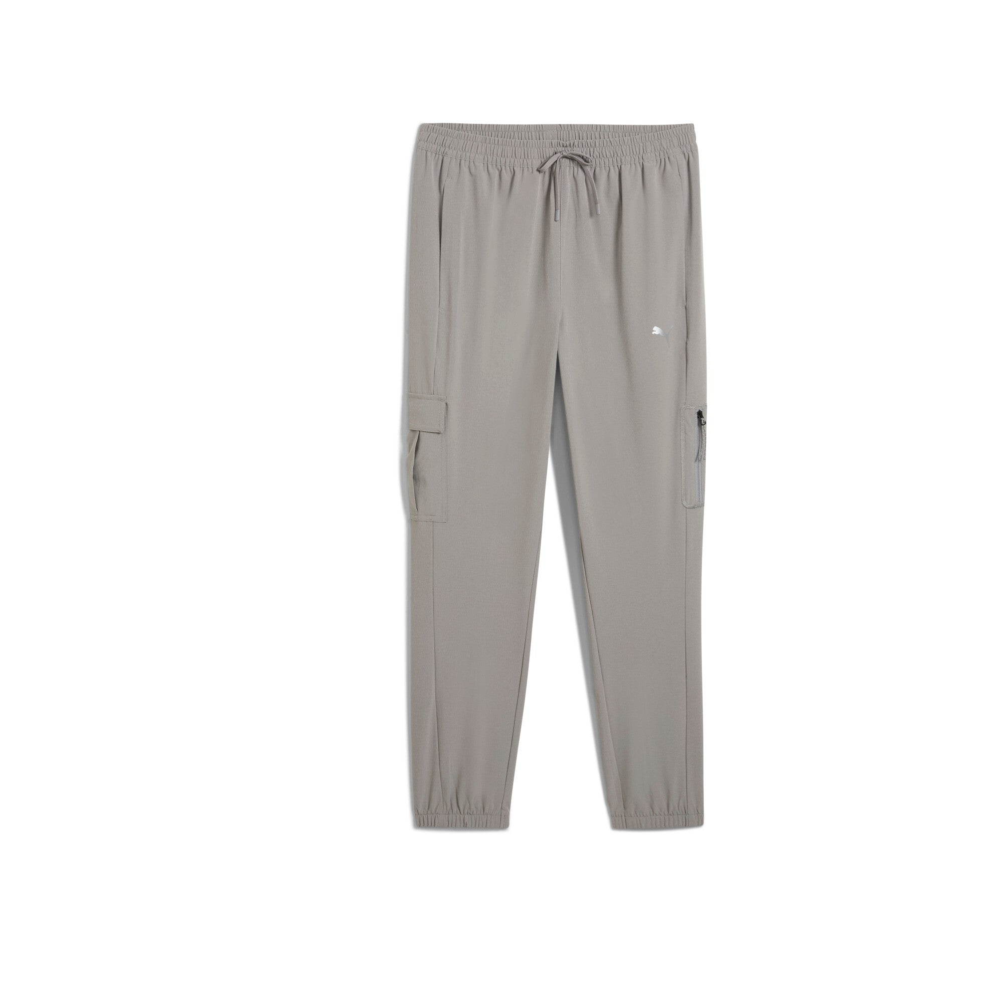 Puma flex trend woven pants in stormy slate - Front View