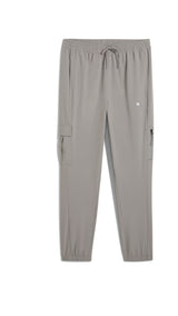 Puma flex trend woven pants in stormy slate - Front View