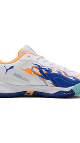 Puma tennis nova smash padel shoes in white - Side View 03