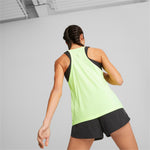 Puma run running tank top women in yellow - Model Shot 03