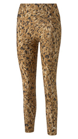 Puma safari glam high waisted 7/8 training leggings women in black - Front View