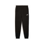 Puma essentials no. 1 logo sweatpants in black - Front View