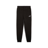 Puma essentials no. 1 logo sweatpants in black - Front View