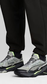 Puma explore NITRO™ 2 hiking shoes in smokey gray and black - Model Shot 01