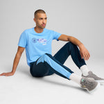 Puma football manchester city ftblNRGY tee in blue - Model Shot 03