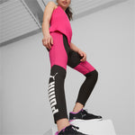 Puma favourite high-waist 7/8 tights youth in black - Model Shot 01