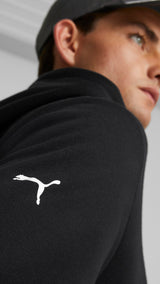 Puma BMW M motorsport essentials fleece hoodie in black - Model Shot 02