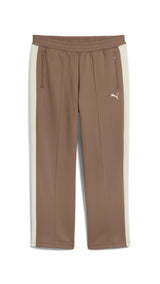 Puma T7 always on relaxed track pants in totally taupe - Front View