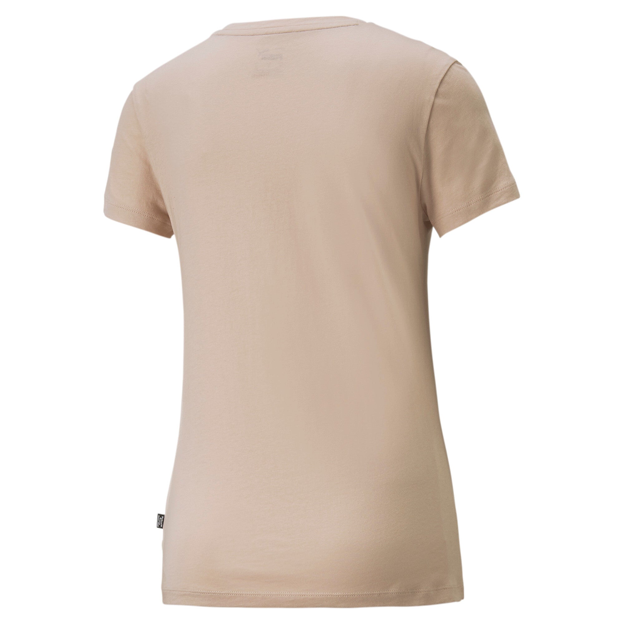 Puma essentials+ metallic logo tee in purple - Back View