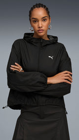 PUMA PUMATECH sense oversized windbreaker women in black