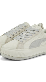 Puma suede mayu first sense sneakers women in gray - Front View
