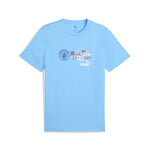 Puma football manchester city ftblNRGY tee in blue - Front View
