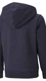 Puma alpha full-zip hoodie in blue - Back View