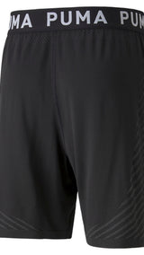 Puma training formknit seamless 7" shorts in black - Back View
