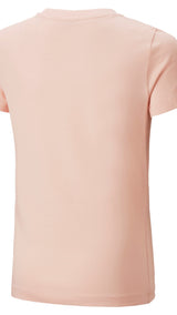 Puma classics logo tee in pink - Back View