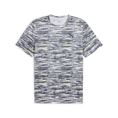 PUMA tad essentials AOP tee in white