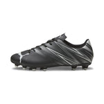Puma football attacanto fg/ag boots in black - Side View 01