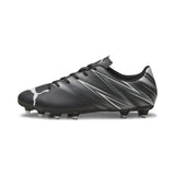 Puma football attacanto fg/ag boots in black - Side View 01