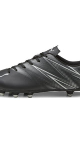 Puma football attacanto fg/ag boots in black - Side View 01