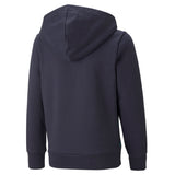 Puma alpha full-zip hoodie youth in blue - Back View