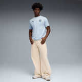 PUMA manchester city ftblculture printed tee men in sea glass — model shot 3