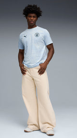 PUMA manchester city ftblculture printed tee men in sea glass — model shot 3