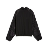 PUMA league training jacket relaxed women in black — back view