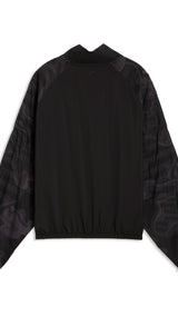 PUMA league training jacket relaxed women in black — back view