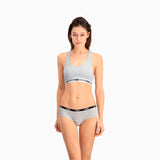 Puma hipster underwear women (3-pack) in white - Model Shot 02