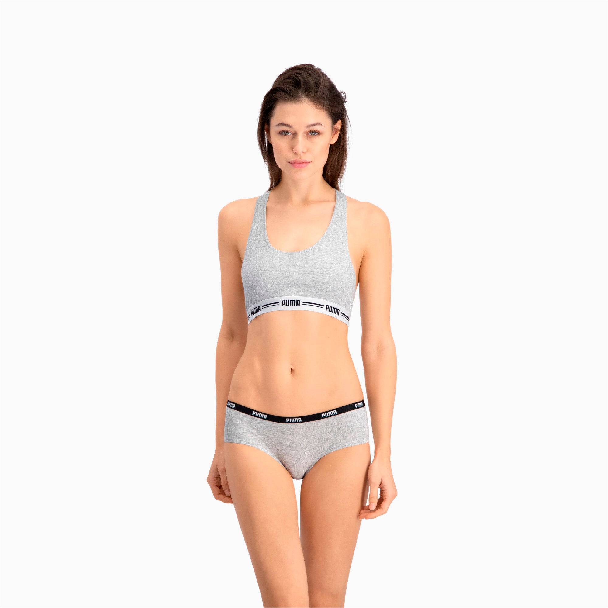 Puma hipster underwear women (3-pack) in white - Model Shot 02
