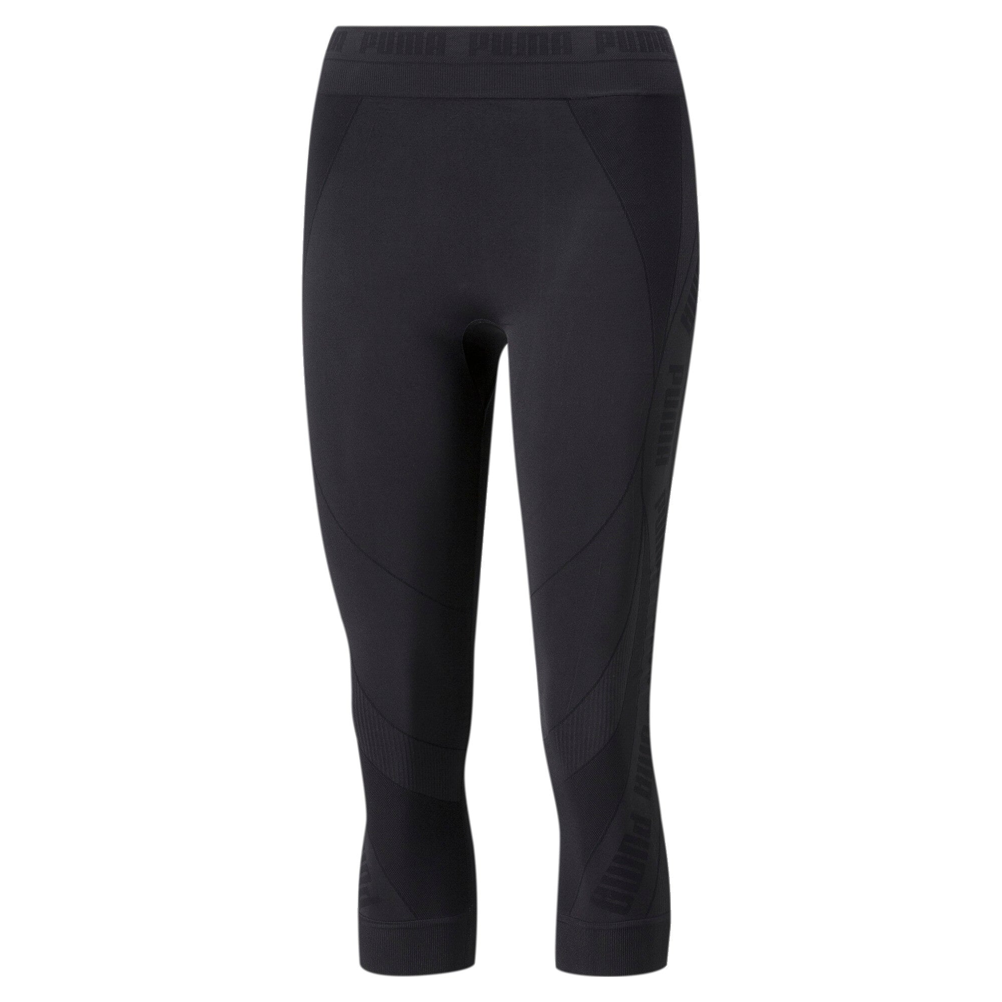 Puma evoknit leggings in black - Front View