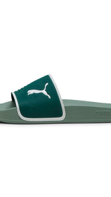 Puma leadcat 2.0 shower sandals in green - Side View 02