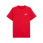 Puma essentials tape tee in for all time red - Front View