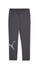 Puma train all day big logo woven pants in galactic gray - Back View